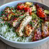 Lemon Herb Roasted Chicken Bowl