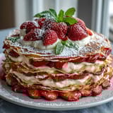 Strawberry Crepe Cake