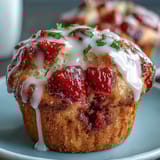 Strawberry Lemon Muffins Glaze