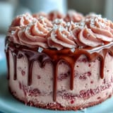 Bridal Shower Rosé Velvet Cake