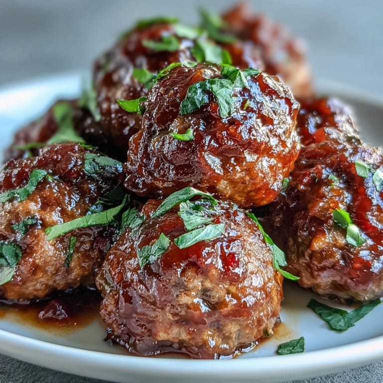 Hearty Easy Sweet and Sour Crock Pot Meatballs served over fluffy jasmine rice with chopped scallions for a satisfying weeknight dinner.