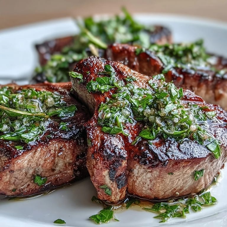 Mint gremolata brightens juicy lamb chops, offering a fresh, zesty Mediterranean flavor perfect for special dinners.